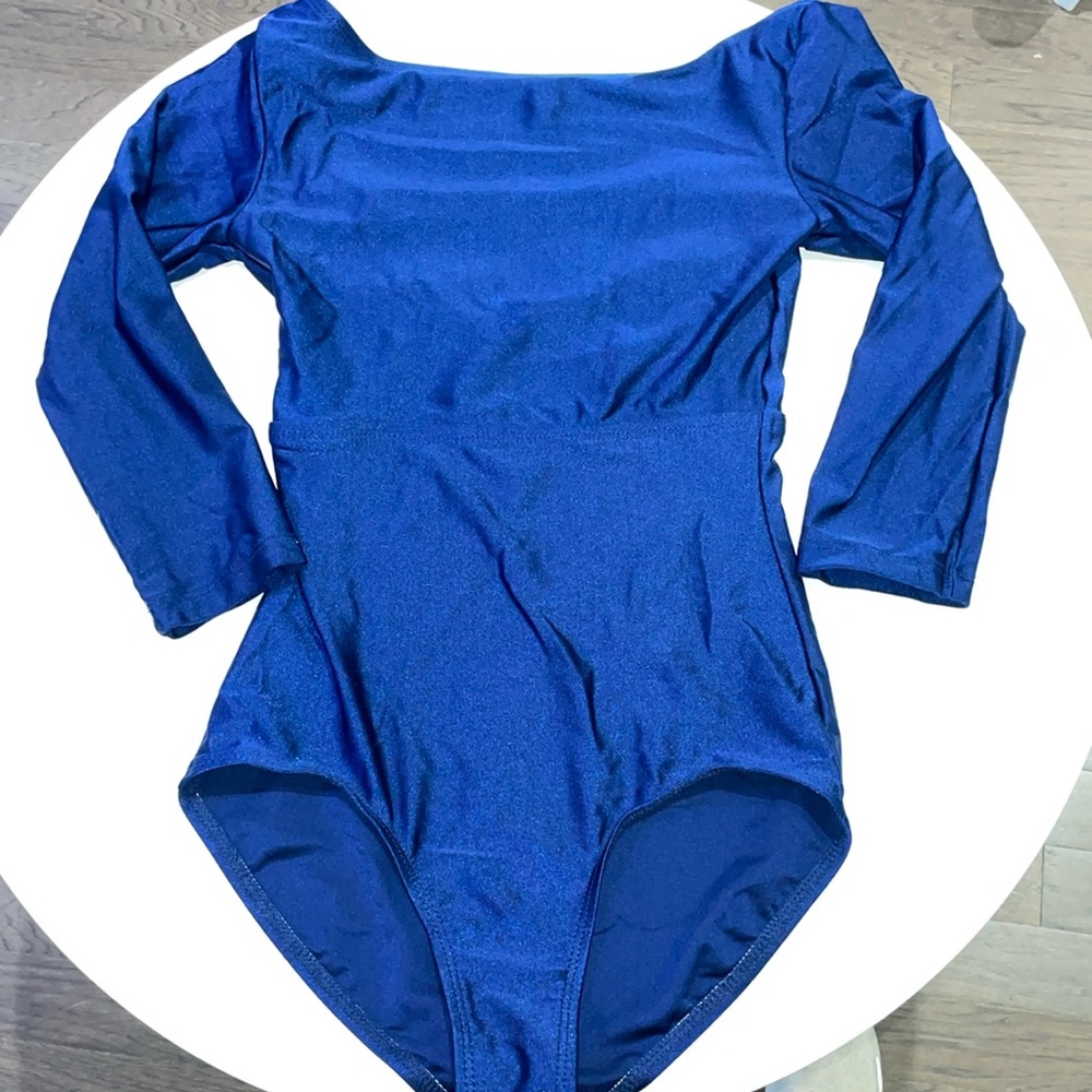 Natalie Dancewear Royal Blue 3/4 Sleeve Leotard
